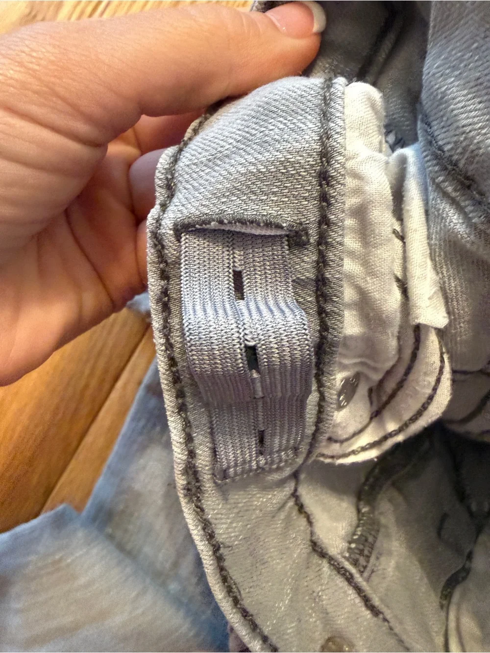Girls’ Light Gray Slim Jeans